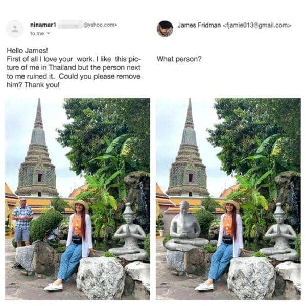 James Fridman, funny photo edits, Photoshop fails, internet humor, Photoshop jokes, hilarious photo edits, creative photo manipulations