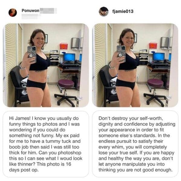 James Fridman, funny photo edits, Photoshop fails, internet humor, Photoshop jokes, hilarious photo edits, creative photo manipulations