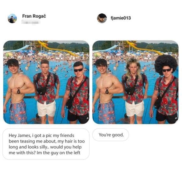 James Fridman, funny photo edits, Photoshop fails, internet humor, Photoshop jokes, hilarious photo edits, creative photo manipulations