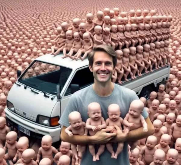 AI fails, funny AI-generated images, AI mistakes, AI humor, technology fails, artificial intelligence memes, funny tech fails, robot fails, tech glitches, AI-generated humor