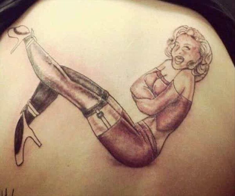 Bad tattoos pin up