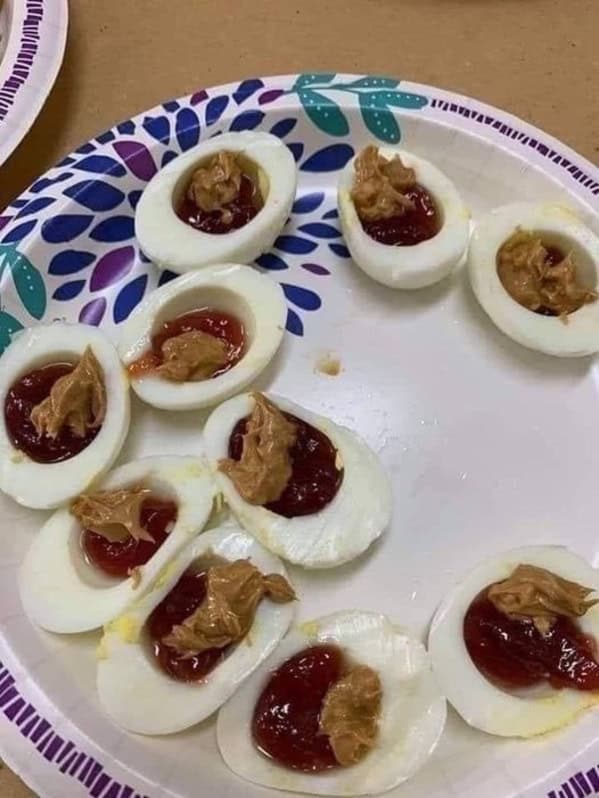 cursed food, weird food combinations, food disasters, bizarre food, food fails, cursed images, unsettling food pictures, odd food pairings, gross food memes