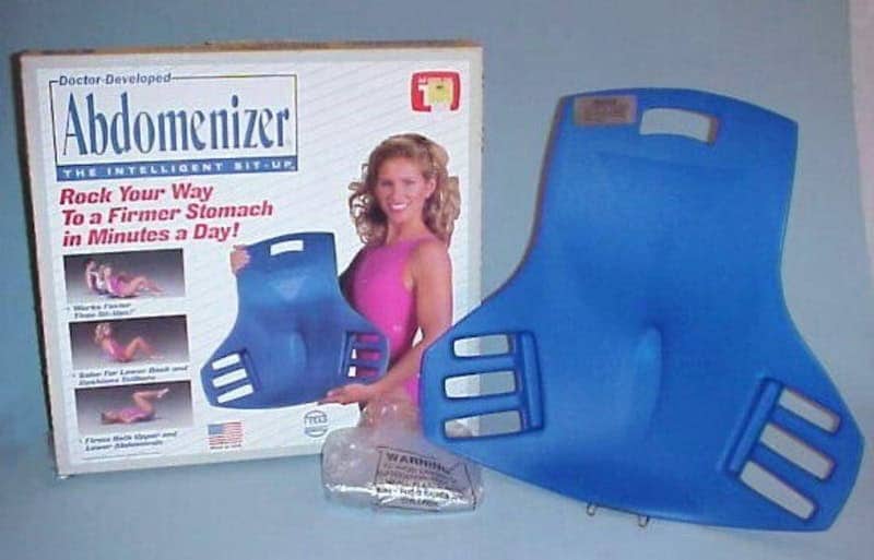 Abdomenizer As Seen on TV blue ab rocker fitness device with original box