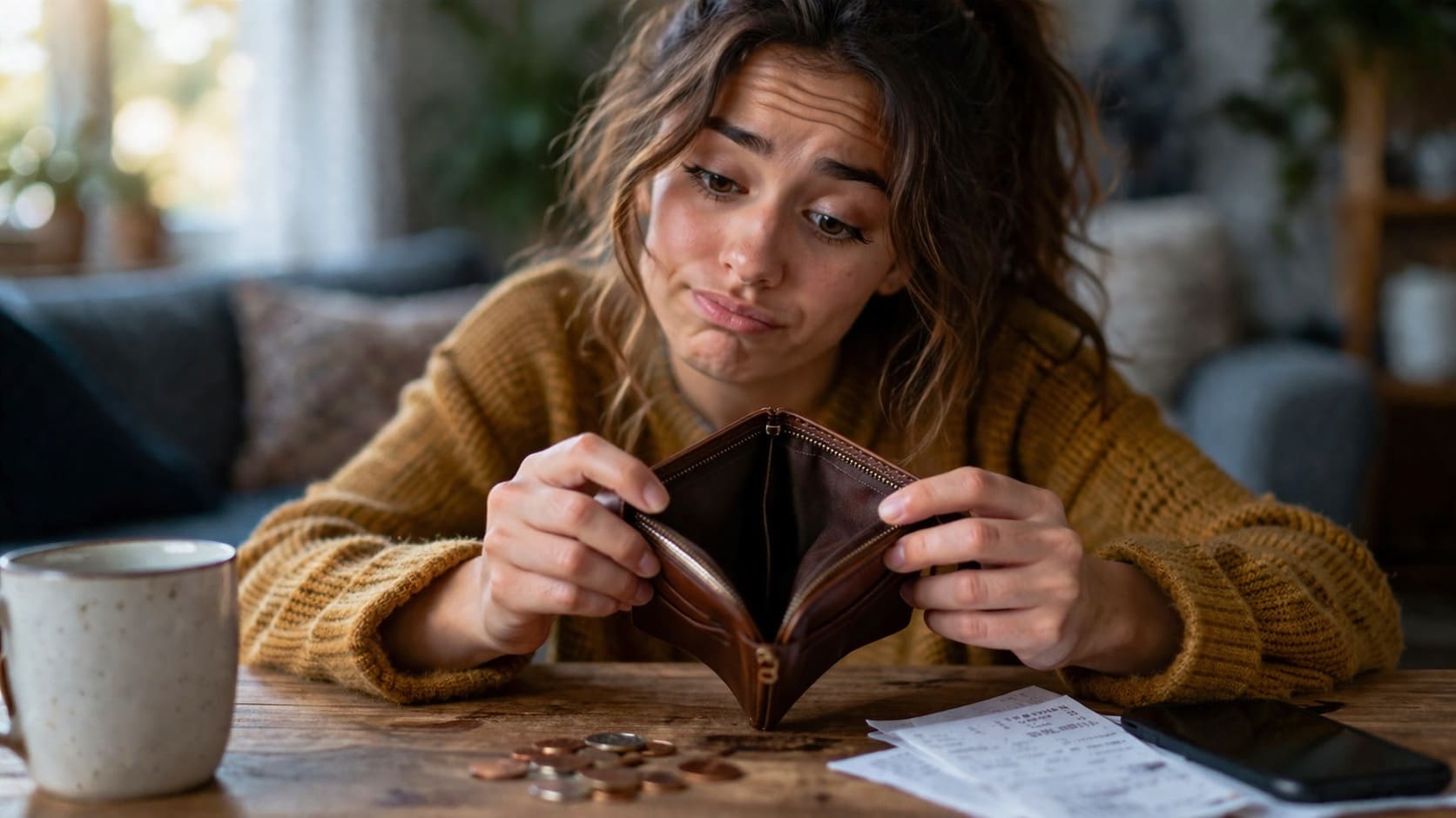 A collage of money memes and broke memes featuring a cat wearing sunglasses asking why being alive is so expensive, a person physically choking their own shadow for failing to save money, and a naive shopper assuming a large area rug only costs $50.