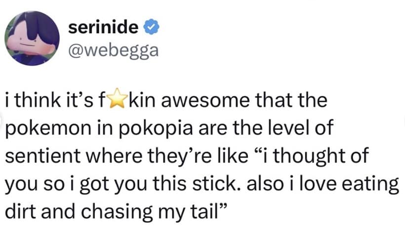 Capturing the launch day FOMO, this Pokemon Pokopia meme features a lonely, dejected Gengar sitting on city steps to represent fans stuck without a "Switch 2" on release day