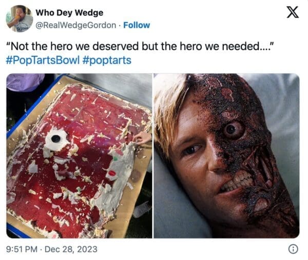 pop-tarts mascot memes, pop-tarts bowl, edible mascot